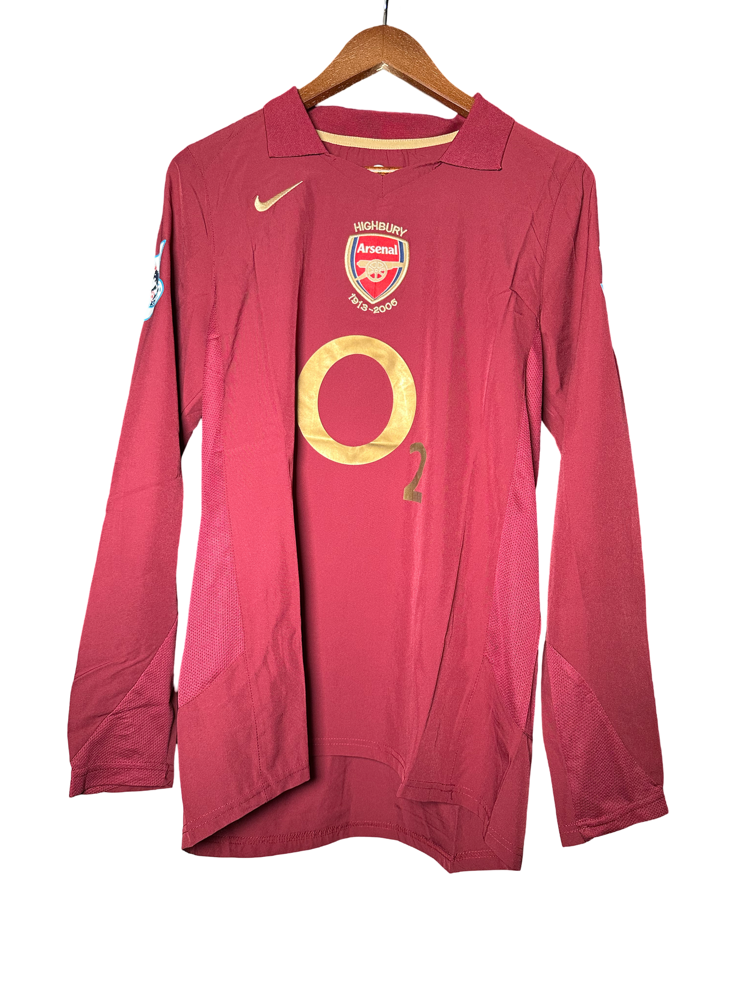 HENRY 2006-2007 VINTAGE RETRO SOCCER JERSEY AWAY WINE