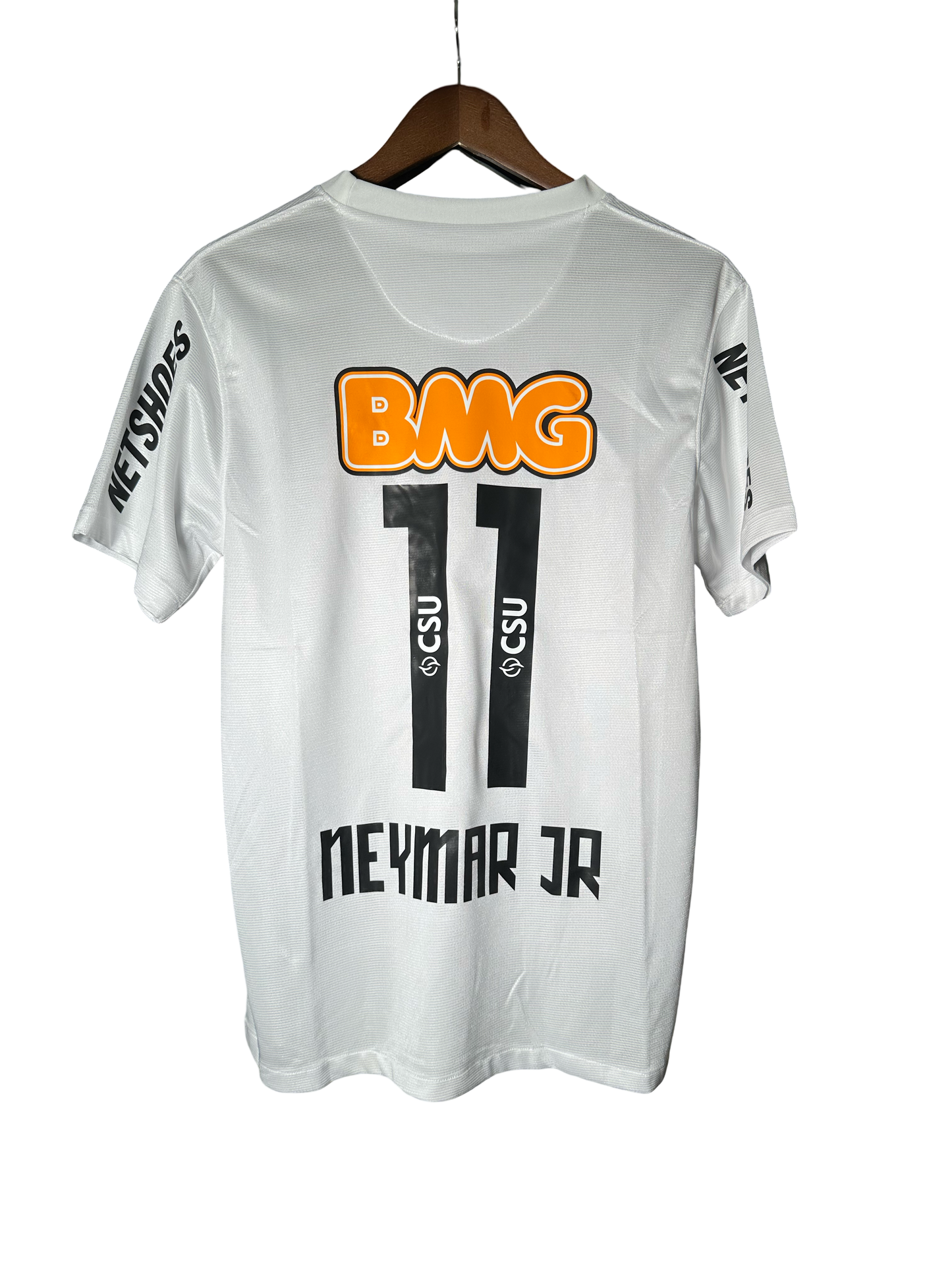 Neymar JR 11 Santos FC Soccer Jersey Classic White 2011-2012