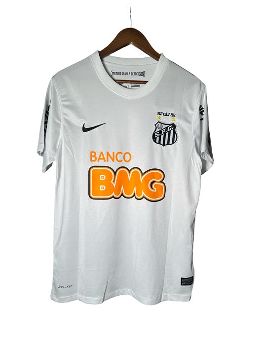Neymar JR 11 Santos Soccer Jersey Classic White 2011-2012