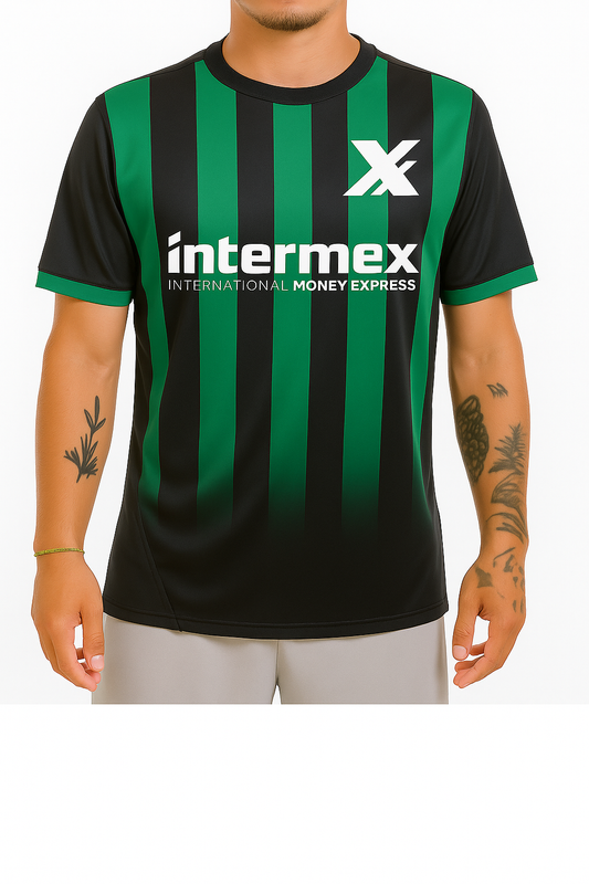 INTERMEX JERSEY 2025-2026 BLACK AND GREEN VERSION